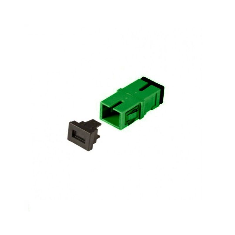 Singlemode keystone coupling SC-SC simplex green