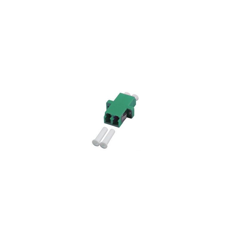 Singlemode coupling LC-LC duplex green