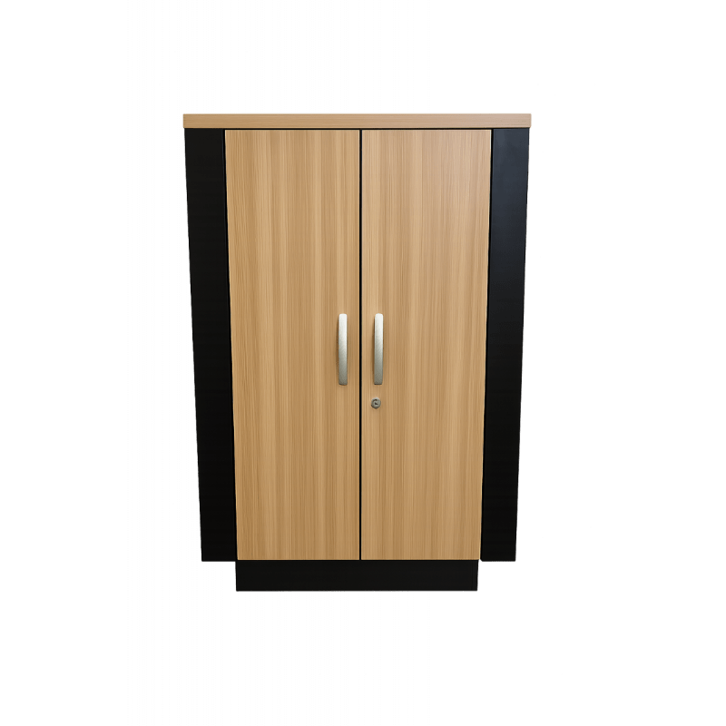 18U Soundproof cabinet  - Wood look