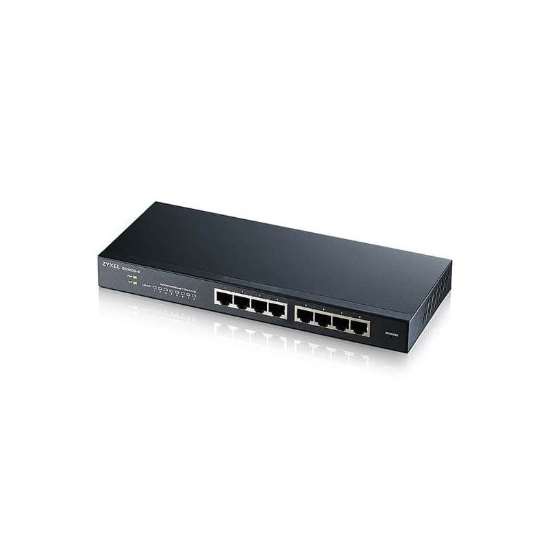 Zyxel 8-ports GS1900 smart managed switch