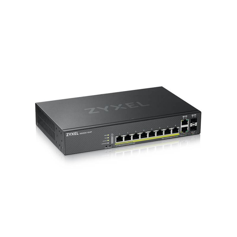 Zyxel 10-ports GS2220 managed PoE+ switch