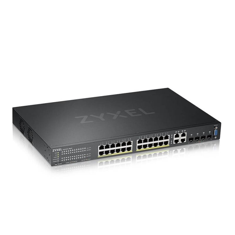 Zyxel 28-ports GS2220 managed PoE+ switch