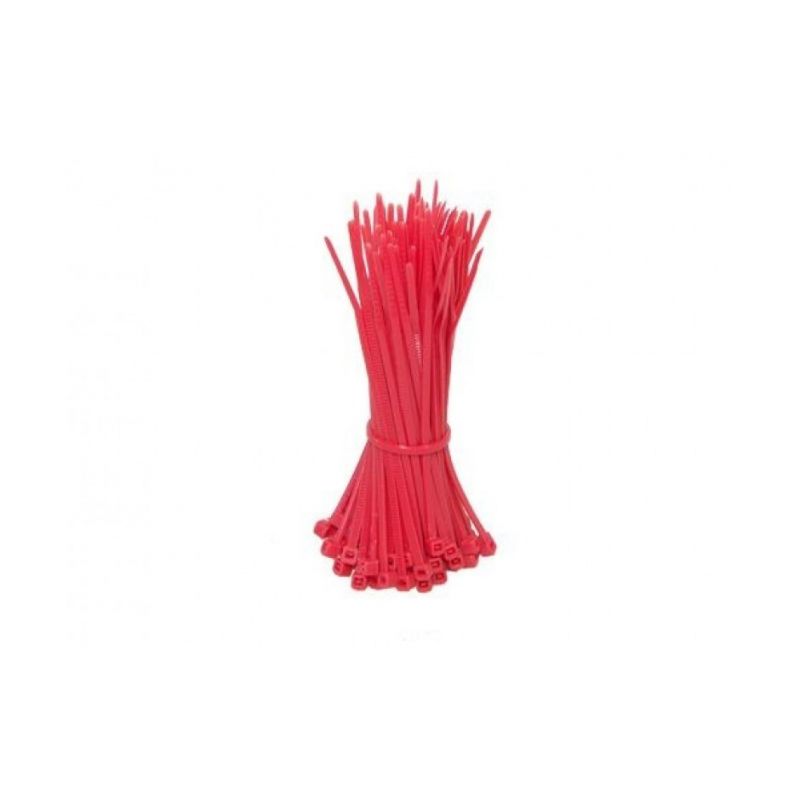 Cable ties 280mm red- 100 pieces