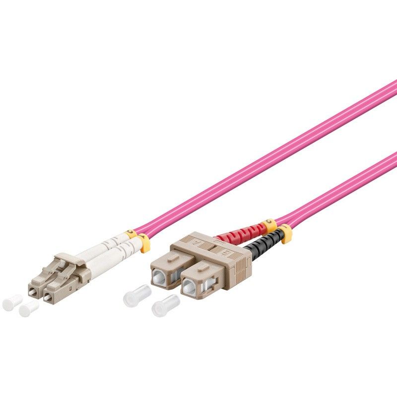 Fibre optic cable LC-SC OM4 0,50m