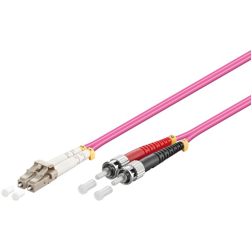 Fibre optic cable LC-ST OM4 0,50m