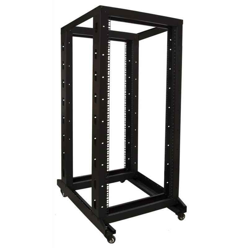 27U relay rack on castors 600x800x1400mm (WxDxH)