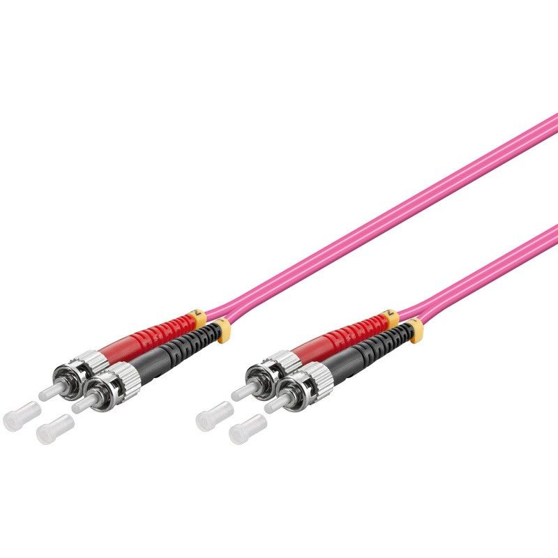 Fibre optic cable ST-ST OM4 2m