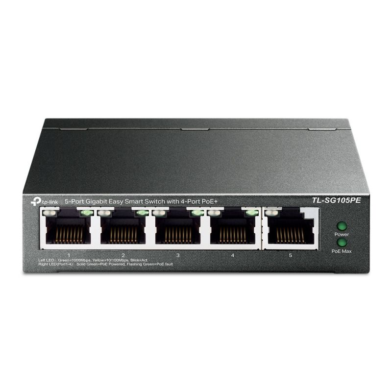 TP-Link SG105PE unmanaged PoE smart switch kopen? €59.90