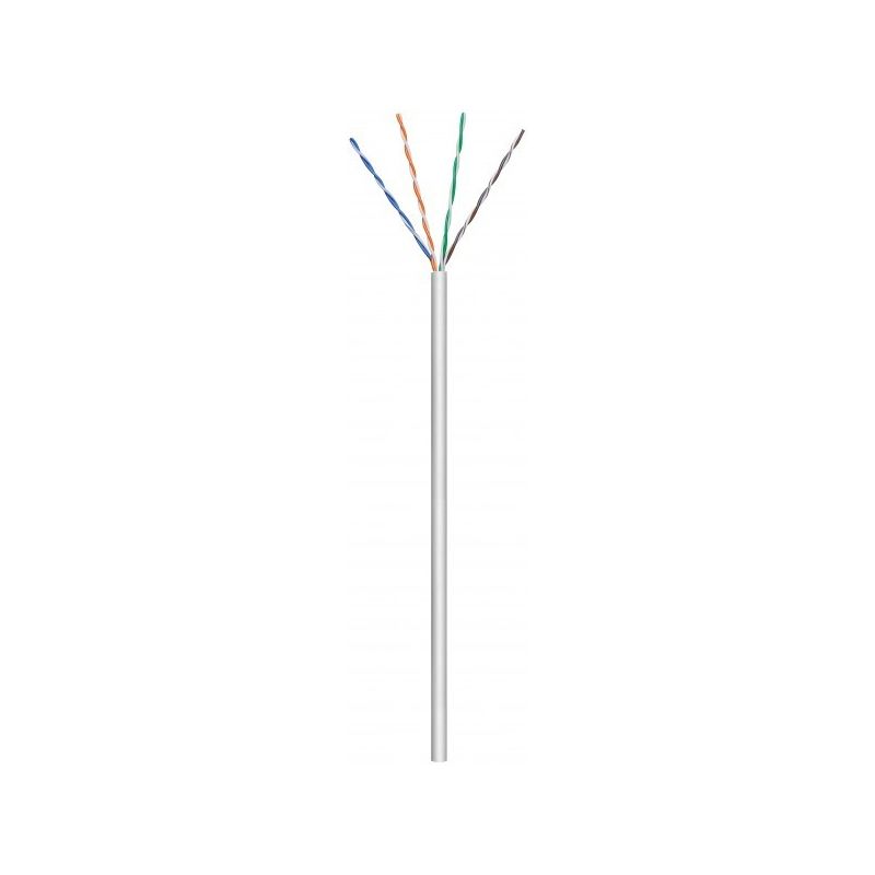 CAT5e U/UTP 305m on a reel solid grey CCA