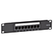 10 Inch CAT5e UTP patch panel - 8 ports
