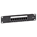 10 Inch CAT6 UTP patch panel - 8 ports