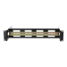 2U DIN rail for 19-inch racks - adjustable in depth