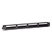 CAT6 UTP patch panel - 24 ports