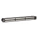 CAT6a STP patch panel - 24 ports