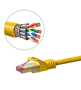 Cat6 S/FTP (PIMF) patch cables - 100% copper